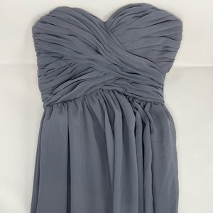 Bill Levkoff Grey knee length dress